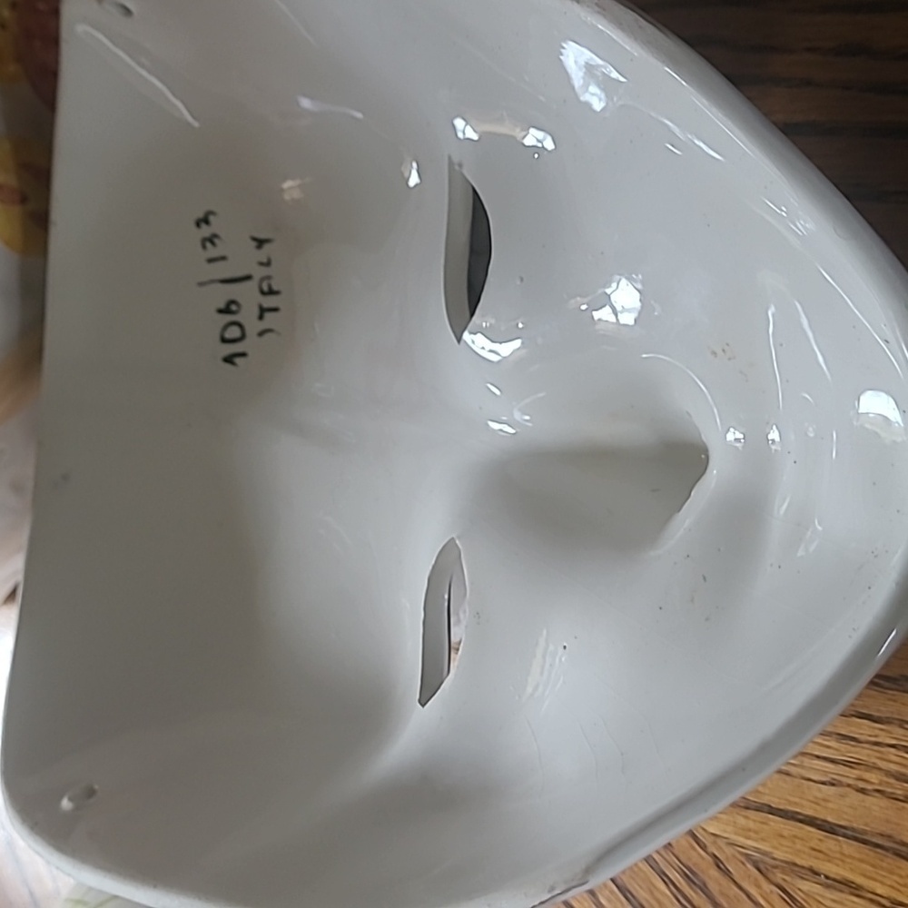 Two Ceramic Masks - Picture 4 of 8